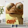 Cartoon Oscar's Oasis Blanket Soft Warm Furry Throw Super Kids Toys Bed Sofa Car Cradle