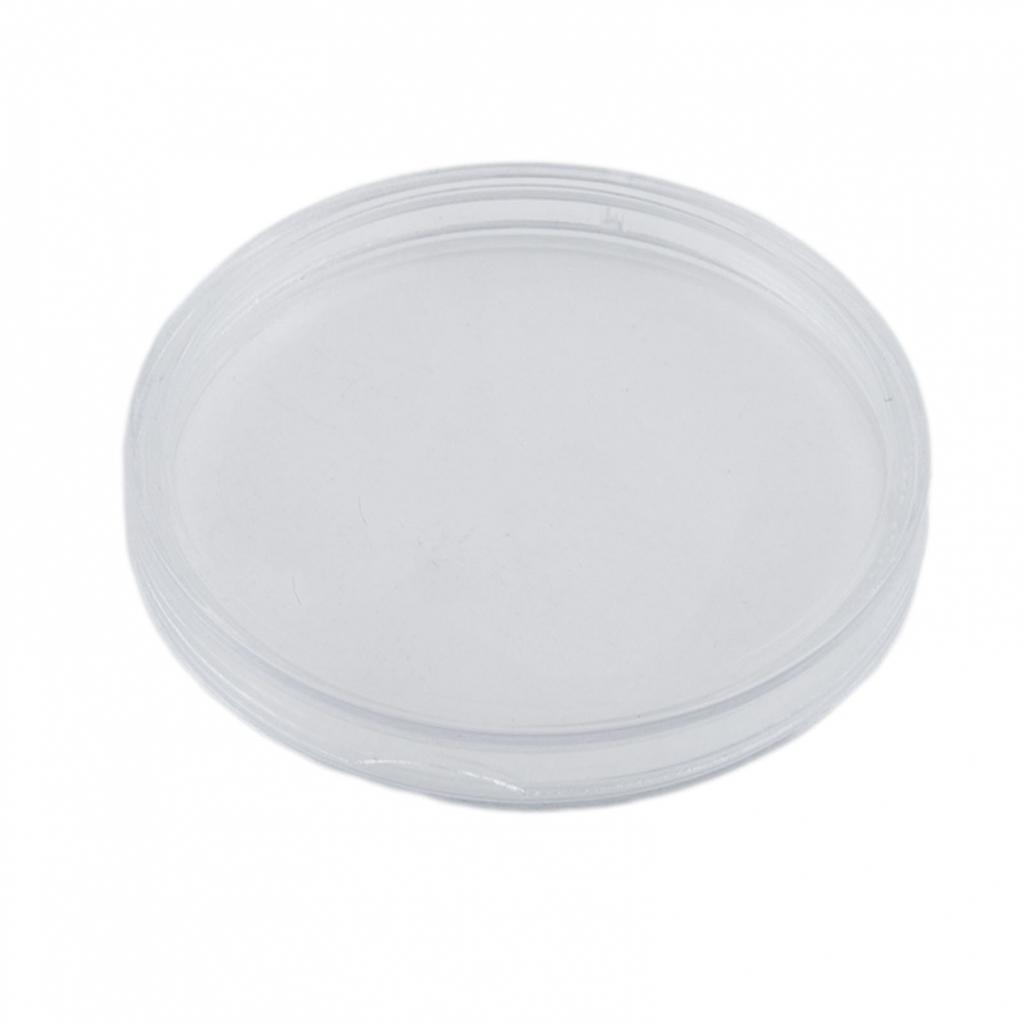 Round Coin Capsules Plastic Holder Container Case Transparent Protection