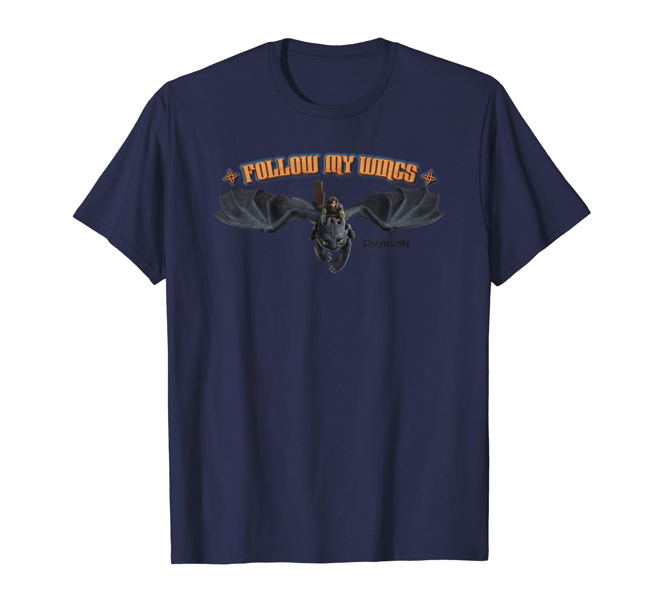 

DreamWorks How to Train Your Dragon Toothless and Hiccup Follow My Wings T-Shirt