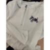 European Style Spring Long Sleeve Tshirt Women Casual Loose Fit Top Breathable Comfortable Daily Wear