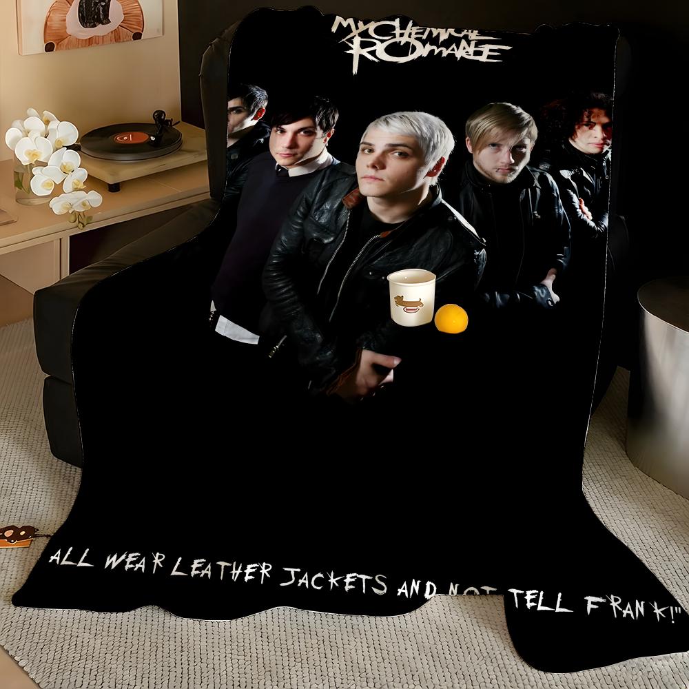 Musik M-My C-Chemical R-Romance Wurf Flanelldecke, Weich Warm, Strapazierfähig & Waschbar niedlich Cool