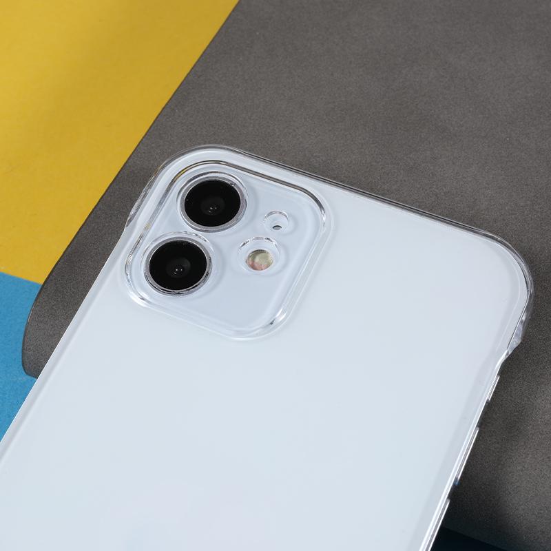 Hard PC Phone Case for iPhone 12 6.1 Inch Protective Slim Case Frameless Transparent Cell Phone Cover
