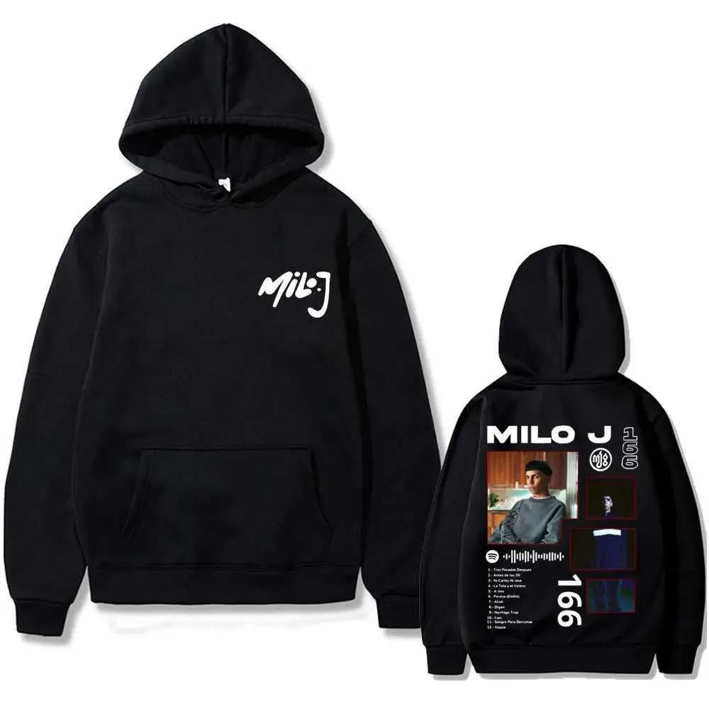 Rapper Milo Album Graphic Hoodie Men Women Hip Hop Fashion Oversized Hooded Sweatshirt Mens Casual Fleece Cotton Hoodies12