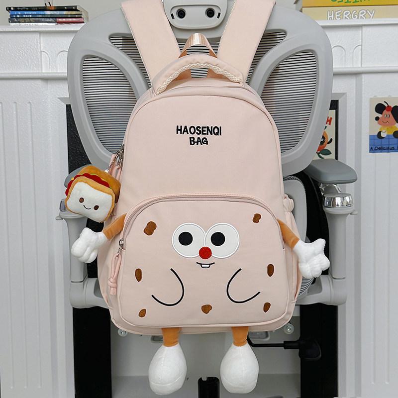 Schoolbag1011 new Korean version of female versatile primary school students 1-1 grades light spine protection campus junior high school students