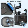 Car Rearview Mirror Phone Holder 360° Retractable Cell Phone Holder Clip Phone GPS Support  Phone Mount Stand Auto Accessories