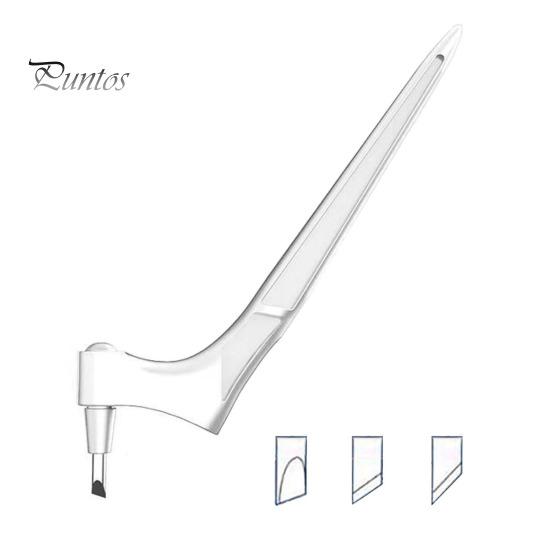 

Ручка для резки поделок с вращающимися на 360 градусов лезвиями, инструмент для художественной резки из нержавеющей стали с 3 сменными лезвиями, резак для трафаретов, скрапбукинга белый