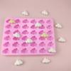 Cloud Silicone Mold For Soap Gummy 3D Rainbow Raindrop Weather Candy Chocolate Pudding Ice Cube Tray Cupcake Cake Decoration