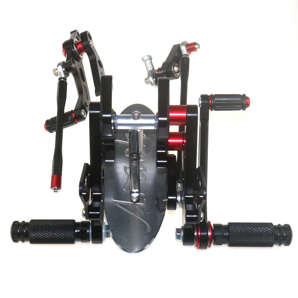 Racing-Style Raised Footpegs for MV Agusta Brutale 675/800 (2012-2017)