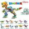 Dinosaur World Collectible Building Blocks With Interlocking Pieces For Children