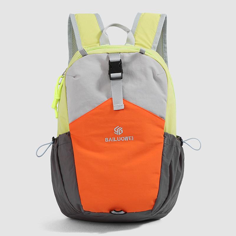 Schoolbag Dopamine Wind Outdoor Backpack Men's and Women's Lightweight Large Capacity Contrasting Color Splicing Leisure Sports Travel Mountaineering