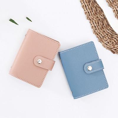 PU Leather Candy Color Wallet 26 Card Slots Credit Card Holder Multi-function Cute Cards Holder Wallet For Cards Cardholder