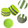 8Pcs Adjustable Safety Reflective Strap Running Reflective Arm Bands Warning Wristband  Safety Reflectors Enduring