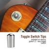 3Pcs Durable Copper 3 Way Toggle Switch Knob Tip Cap for LP EPI Electric Guitar Accessory