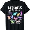 Axolotl Shirt Cute Axolotls Of The World Kawaii Girl Boy Kid T-Shirt