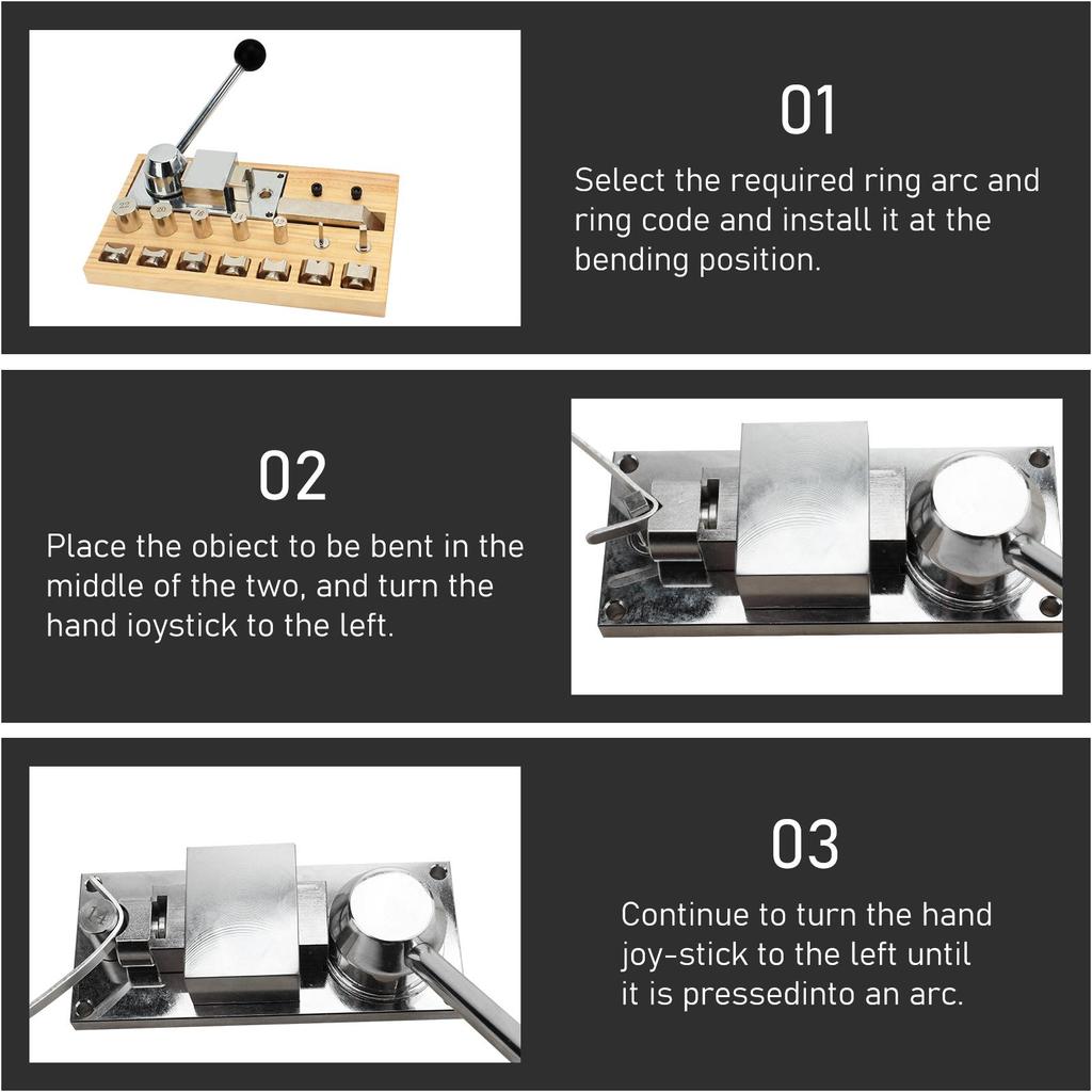 Jewelry Ring Bending Machine Multifunctional Ring Earring Bend Ring Bending Tool Set Making Jewelry Making for Jewelry Repairers