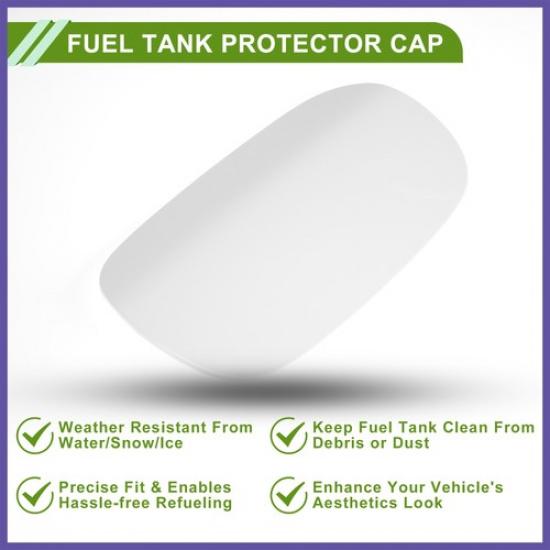 Fuel Tank Door Cap for Mercedes-benz W205 14-21 Fuel Filler Flap Covers White