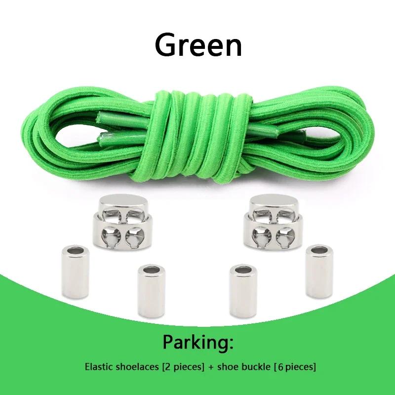 No Tie Shoelaces Tieless Elastic Shoe Laces Round Shoelace Sneakers for Kids and Adult with Strong Lock and Speed Shoestrings