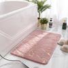 Bath Mats Rugs & Toilet Covers Non Slip Soft Thick Absorbent Marble Design Bathroom Mat