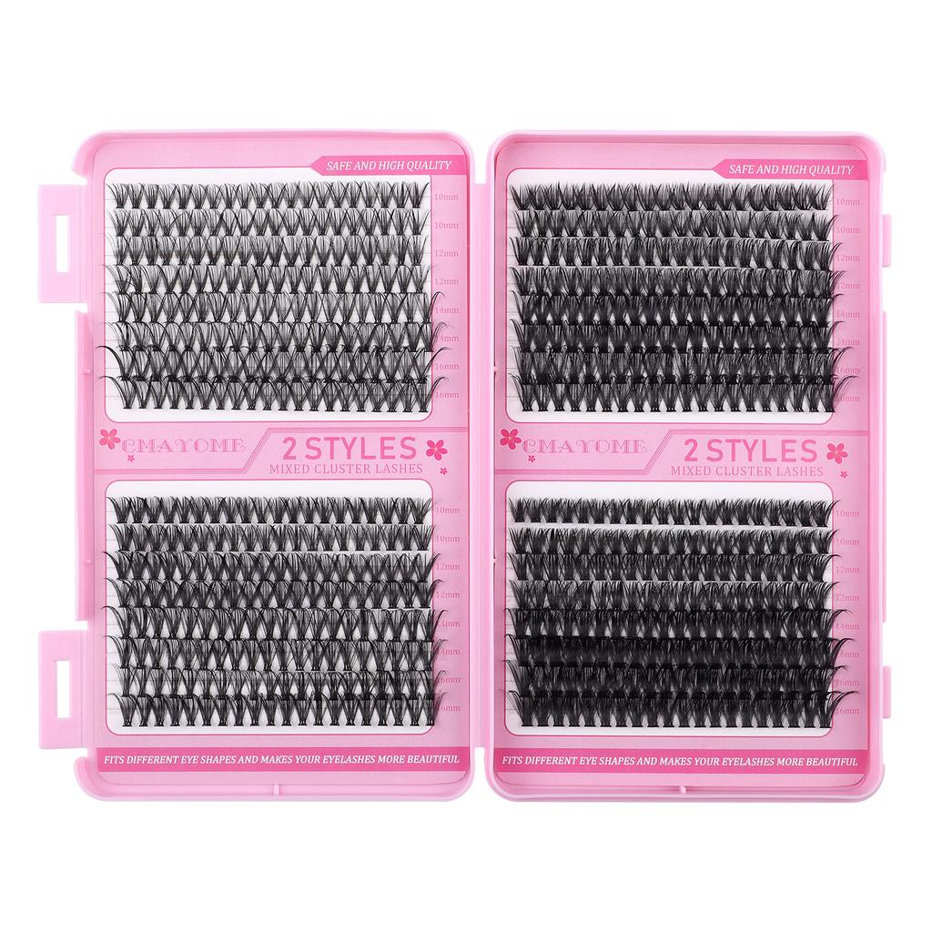 640 Clusters Diy Multi-Hair Eyelash Book Natural Thick D Song Segmented False Eyelash Set