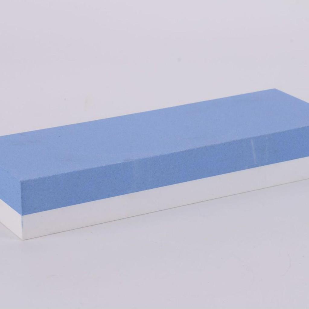 Blue & White Double-Sided Corundum Sharpening Stone - Fine Grinding Kitchen Whetstone with Multi-Specification Options.