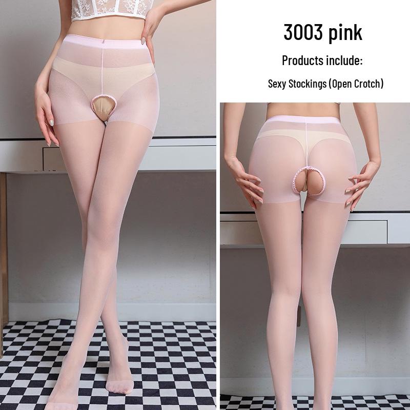 Qingyege Women's Erotic Open Crotch Bodystocking A3003 - Sexy Lingerie & Stockings