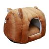 Plush Winter Bed for Small and Medium Pets - Cozy Sleeping Nest for Bichon and Teddy