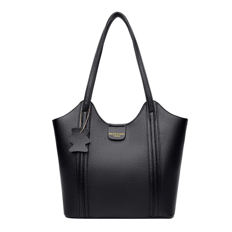 Casual Tote Bag For Women High Quality Leather Shoulder Bags Ladies Luxury Purse Female Handbags Messenger Commuting Sac A Main