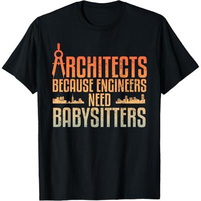 Funny Architect Art For Men Women Architecture Gag Architect T-Shirt