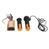 24V 250W Electric Bike Brushed Controller Aluminum Alloy Motor Speed Controller with Throttle Grips for Electric
