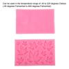 4pcs Washable Fondant Mould Pink Maple Leaf Mould Candy Mould Leaf Silicone Mould  Cupcake Topper