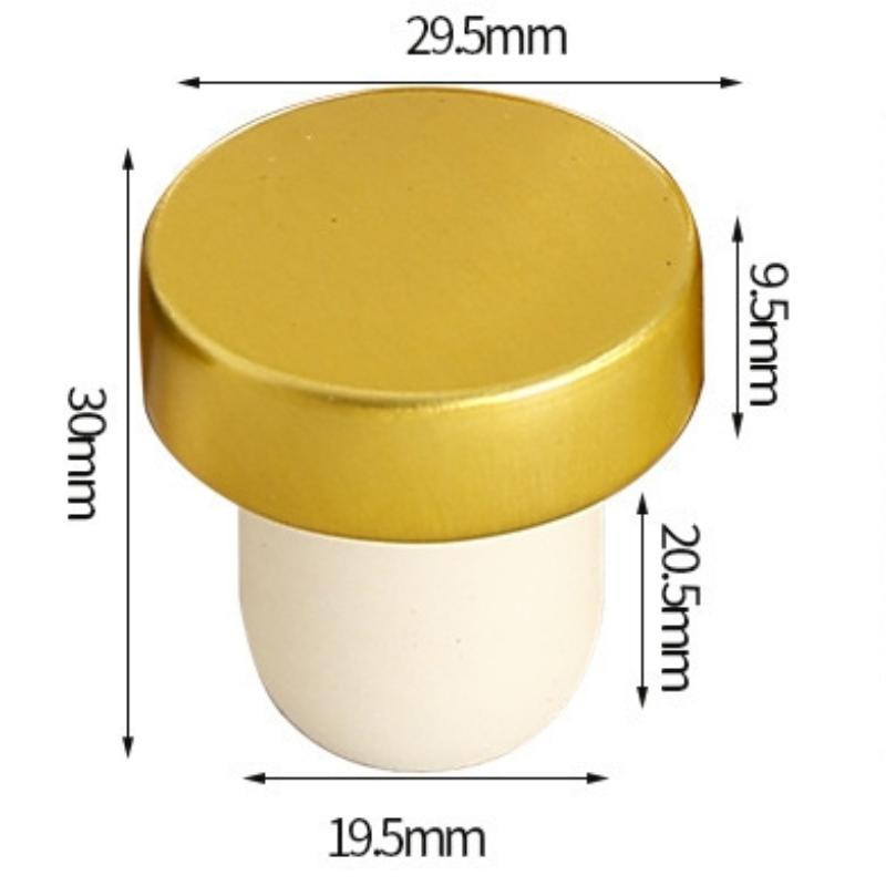 5pcs Reusable T-shaped Bottle Stoppers Corks for Wine Perfect for Long-term Storage