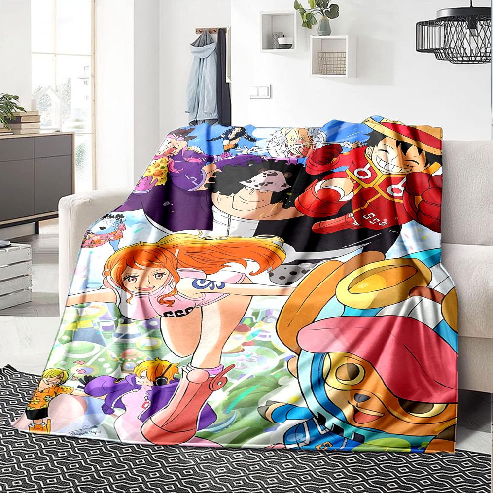 1pc One Piece Throw Blanket Soft Flannel, Cozy All Season Polyester Perfect for Home, Office