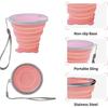 2025 Latest Model Collapsible Cup-Silicone Small Foldable Cup-Expandable Folding