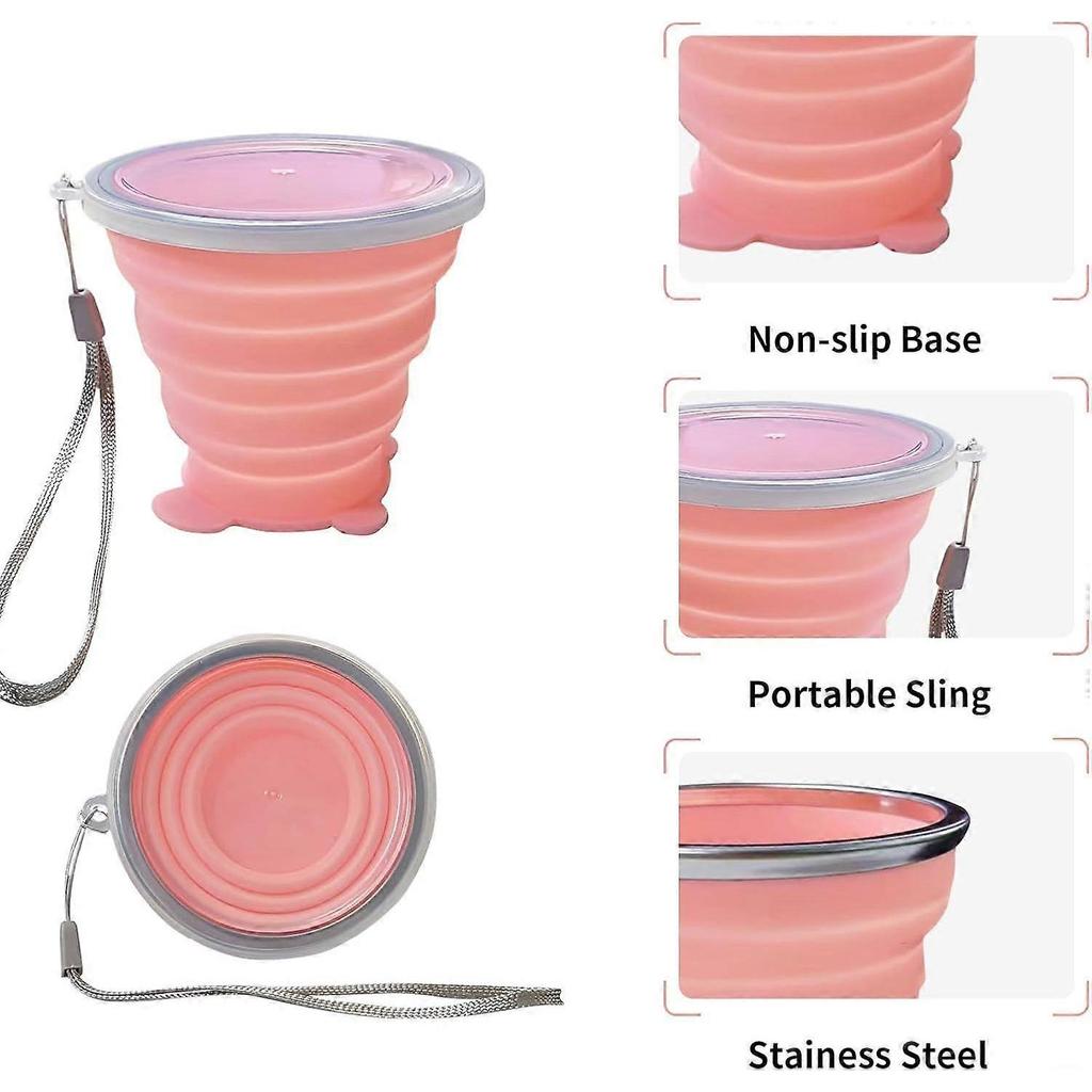 2025 Latest Model Collapsible Cup-Silicone Small Foldable Cup-Expandable Folding