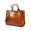 Bolsas de Couro Femininas Bolsa de Mão Superior Bolsas Femininas Vintage Bolsas de Ombro Femininas Tote de Grande Capacidade KTY