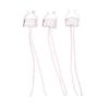 3Pcs Mr16 Gu5.3 G5.3 Socket Mr16 Socket Lamp Holder With Bracket Led Halogen Gu5.3 Light Socket White 10Cm Silicone Cable