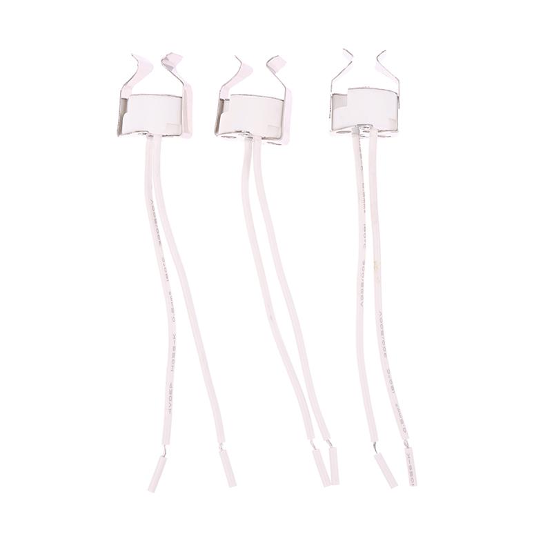 3Pcs Mr16 Gu5.3 G5.3 Socket Mr16 Socket Lamp Holder With Bracket Led Halogen Gu5.3 Light Socket White 10Cm Silicone Cable