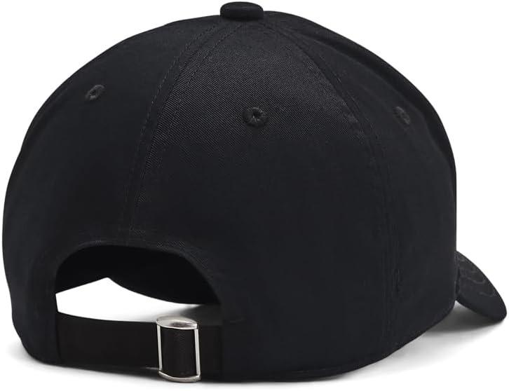 Under Armour UA Branded Lockup Adjustable Cap - Black/White One Size