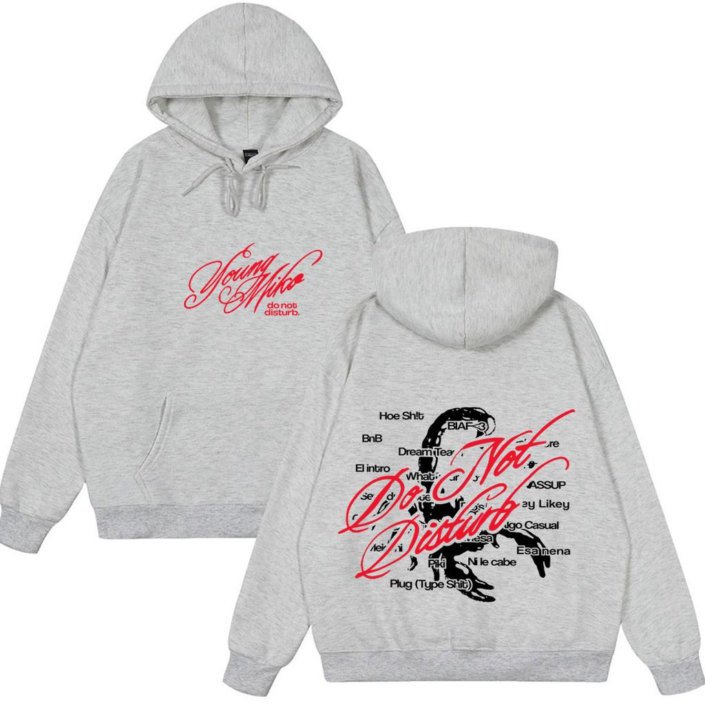 Zangeres Young Miko Do Not Disturb Album Tour 2026 Hoodie Mannen Vrouwen Hip Hop Pullover Los Casual Mode Harajuku Sweatshirts