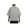 Nike Sportswear Tech Fleece Reimagined Loose Short Sleeve T-Shirt With Dropped Shoulders Men Tops Light-Iron FB8166-012