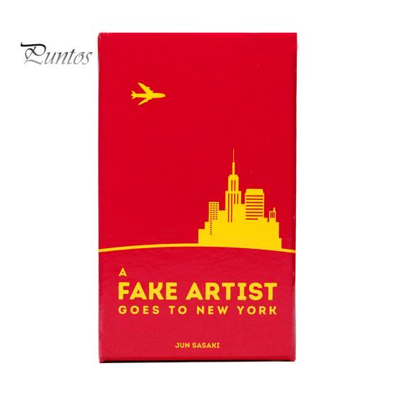 A Fake Artist Goes To New York Christmas Stocking Stuffer or Secret Santa Gift Party Drawing Game for 5-10 Players