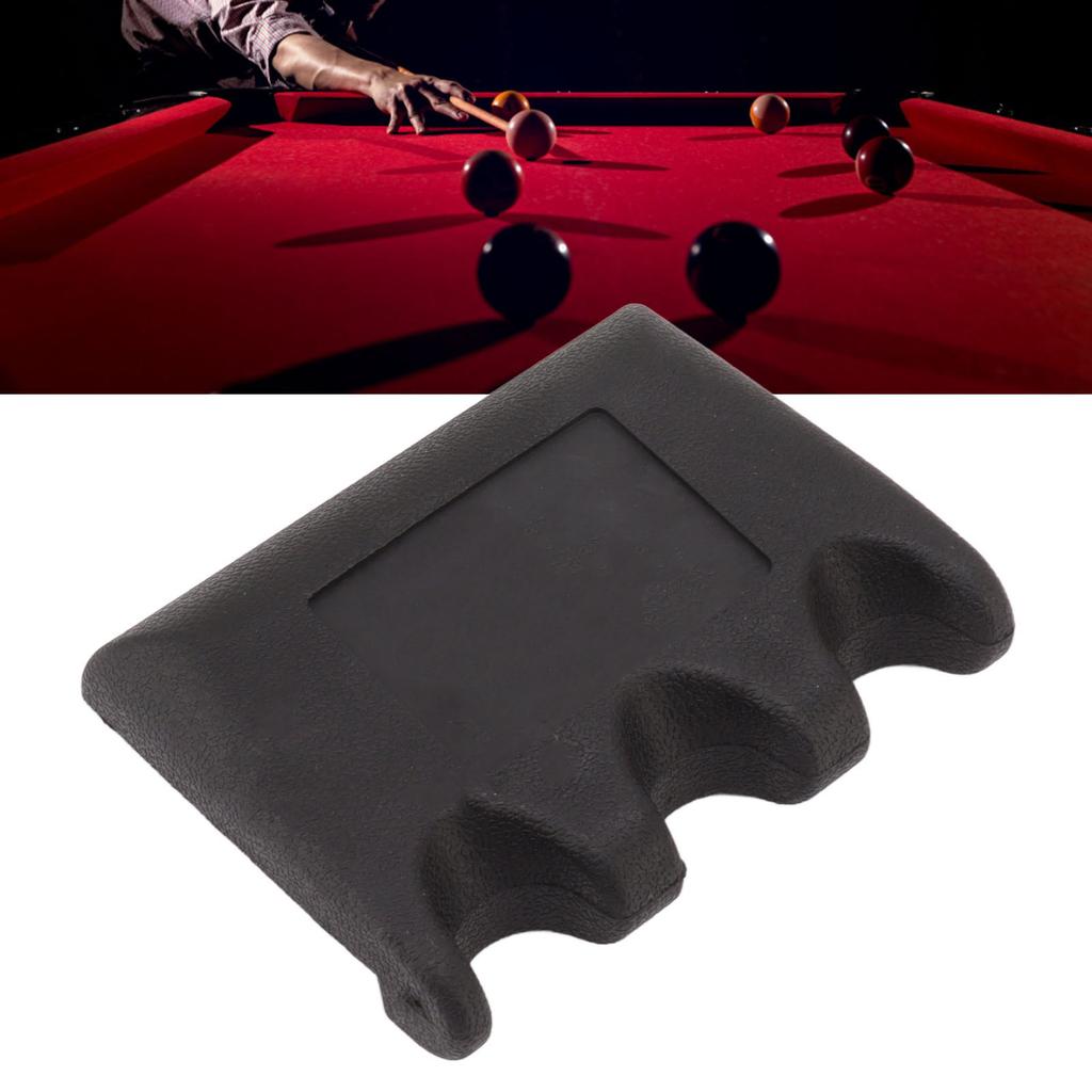 3 Holes Pool Cue Holder Portable Prevent Slip Stable Weighted Billiard Cue Holder for Table Chair Weighted Pool Cue Holder