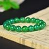 7A Natural Green Agate Bracelet for Men & Women - Versatile Couple Style High Ice Green Chalcedony Single Strand