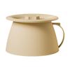 Home Spittoon Basin with Lid Easy to Clean Bedside Dresser Bucket Potty Urinal Pot for Bedroom