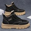 Ankle Boots Mens Casual Sneakers Versatile Comfortable Thicksoled Laceup Comfortable Mens Sports High Top Boots Are Fashionable