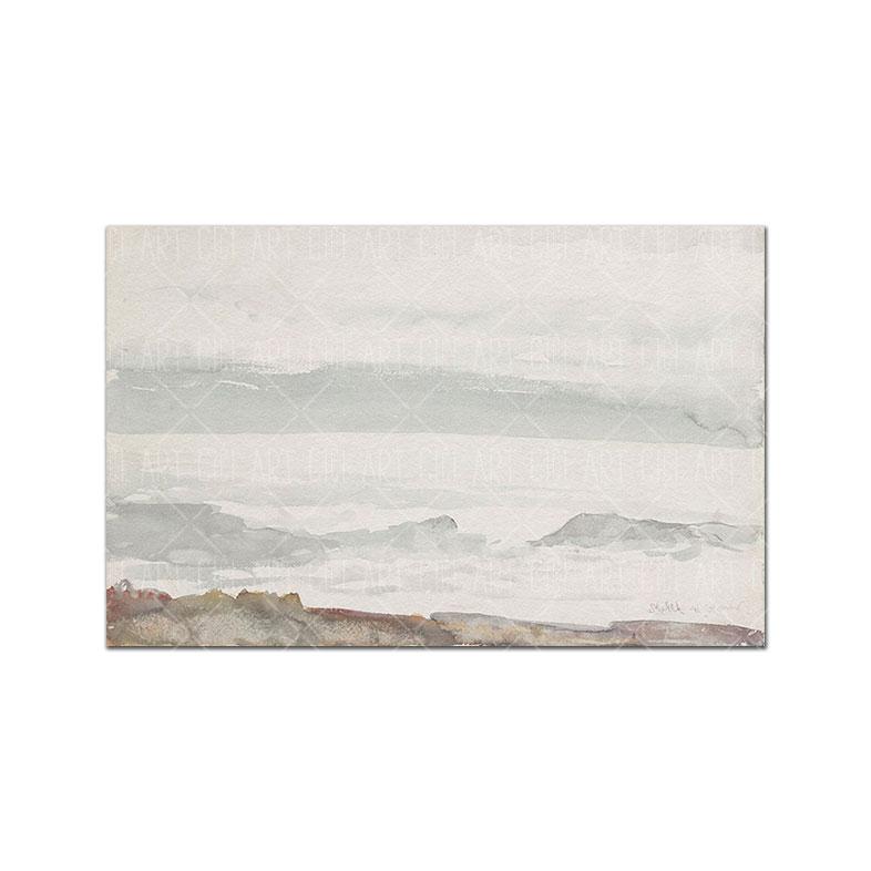 Vintage Neutral Tone Poster Watercolor Sketches Art Print French Country Canvas Oil Painting Wall Picture Living Room Home Decor