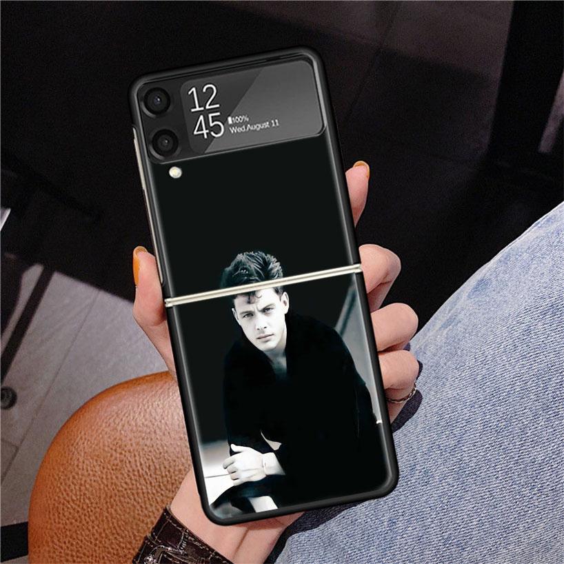 L-Luis M-Miguel Singer Phone Case For Samsung Z Flip 7 6 5 4 3 Galaxy ZFlip7 ZFlip6 ZFlip5 ZFlip4 ZFlip3 5G Print Cover
