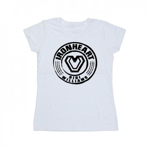 

Marvel Womens/Ladies Wakanda Forever Ironheart Riri Williams Cotton T-Shirt XXL білий