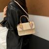 Women Fashion Casual Solid Color Small Square Crossbody Handheld Handbag