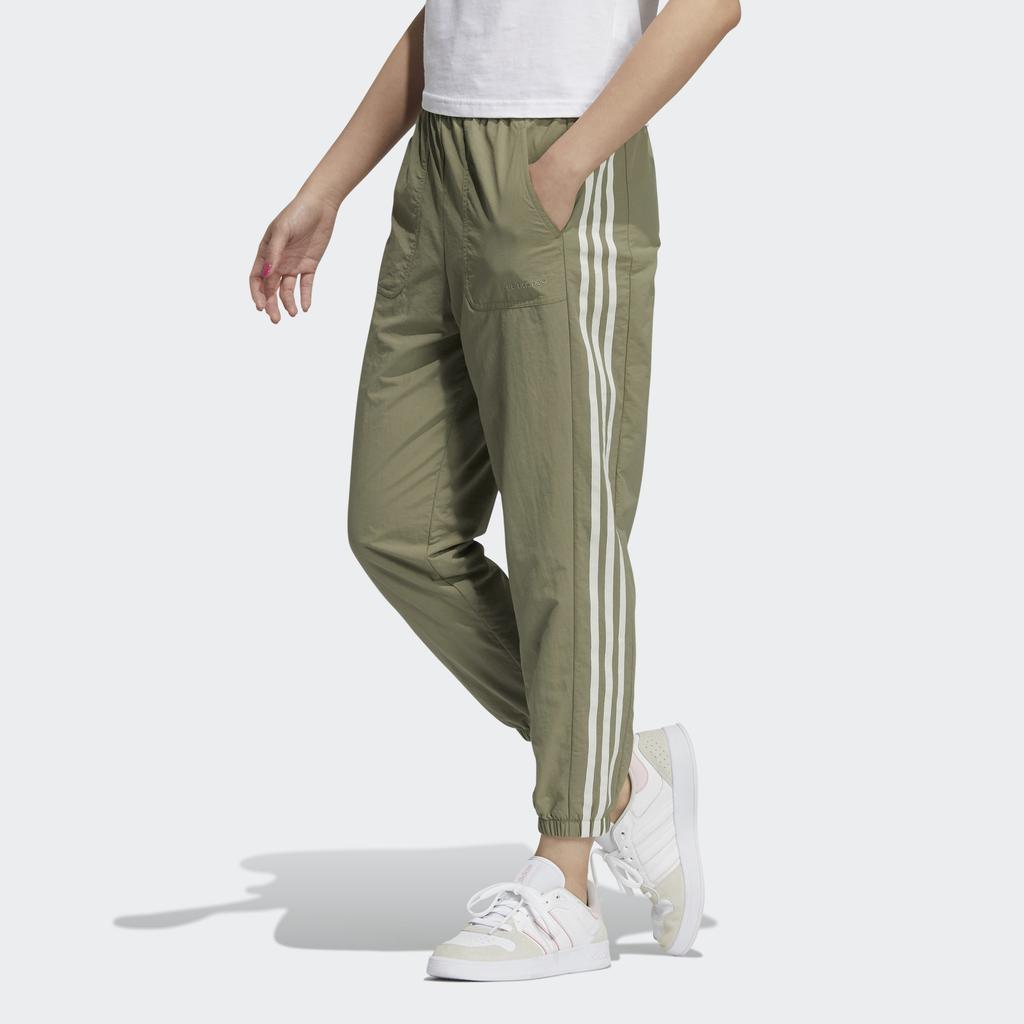 Adidas Neo Casual Elastic Waist Long Pants Sports Pants Women Pants Army-Green H18600